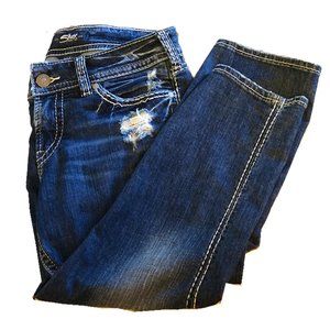 Silver Jeans Suki Capri W31/L22 1/2